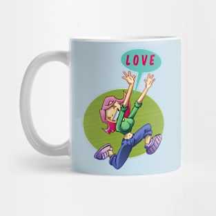 Running Love Mug